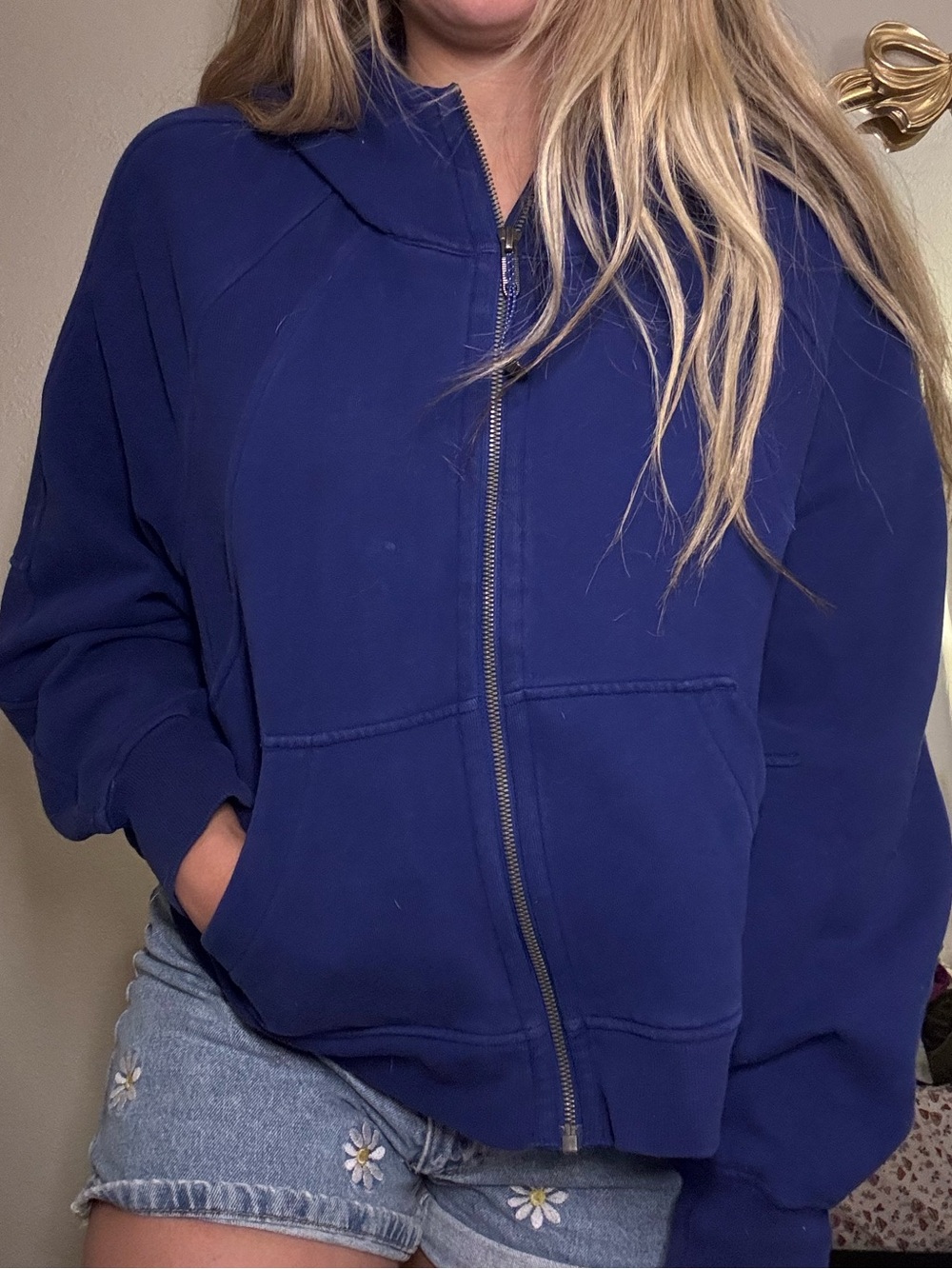 lululemon athletica Deep Blue Full-Zip Hoodie